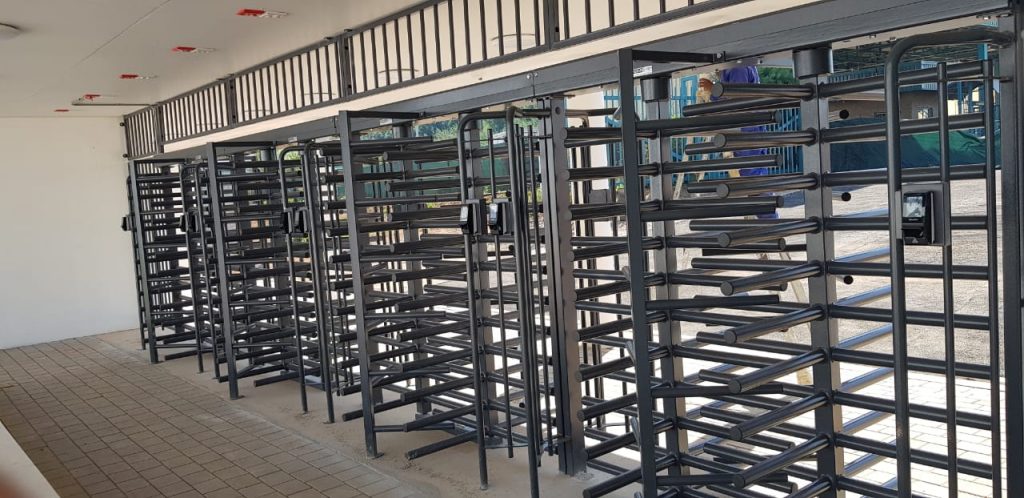 Turnstiles at In2Foods