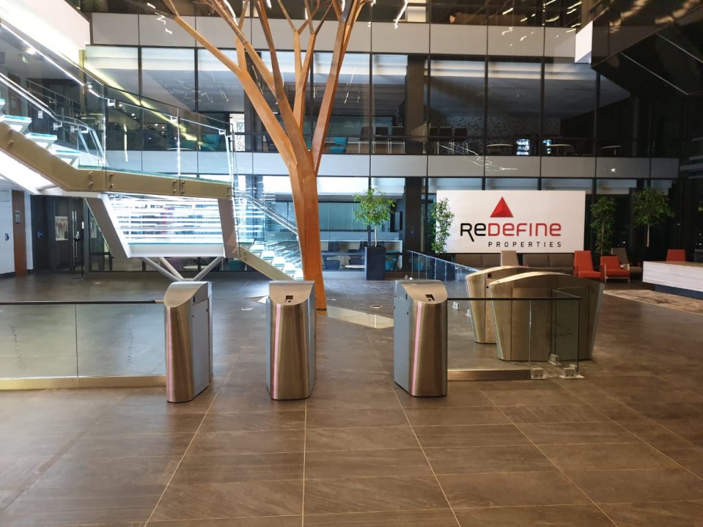 Speedgates for redefine head office